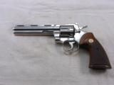 Colt Python In 357 Magnum Factory Nickle In Box 1969 Production - 4 of 13