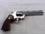 Colt Python In 357 Magnum Factory Nickle In Box 1969 Production - 5 of 13