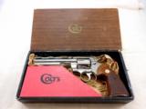 Colt Python In 357 Magnum Factory Nickle In Box 1969 Production - 2 of 13