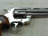 Colt Python In 357 Magnum Factory Nickle In Box 1969 Production - 6 of 13