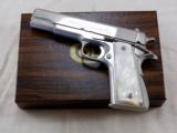 Colt Model 1911 A1 Civilian Pre Series "70" In Rare Factory Nickel Finish - 1 of 13