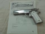 Colt Model 1911 A1 Civilian Pre Series "70" Factory Nickel Finished 45 A.C.P. - 13 of 13