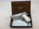 Colt Model 1911 A1 Civilian Pre Series "70" Factory Nickel Finished 45 A.C.P. - 1 of 13
