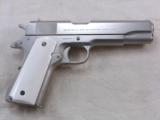 Colt Model 1911 A1 Civilian Pre Series "70" Factory Nickel Finished 45 A.C.P. - 5 of 13