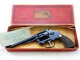 Smith & Wesson K 22 Outdoorsman Revolver With Original Red Box - 2 of 18