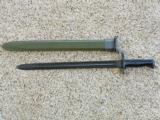 World War Two 16 Inch Springfield Model 1905 Bayonet By Oneida Limited - 3 of 4