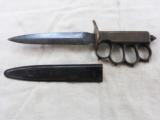 World War One Trench Knife With Brass Knuckle Guard Model 1918 - 3 of 5