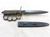 World War One Trench Knife With Brass Knuckle Guard Model 1918 - 2 of 5