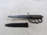 World War One Model Of 1918 Trench Knife With Brass Knuckle Guard - 4 of 10