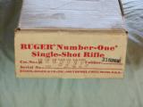 Ruger Number 1 Single Shot New With Box In 218 Bee - 2 of 14