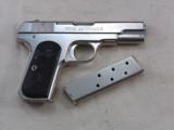 Colt Model 1908 Pocket In 380 A.C.P. Factory Nickel With Carry Case - 4 of 17