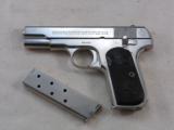 Colt Model 1908 Pocket In 380 A.C.P. Factory Nickel With Carry Case - 3 of 17