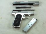Colt Model 1908 Pocket In 380 A.C.P. Factory Nickel With Carry Case - 17 of 17