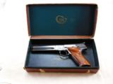Colt Third Series Match Target Woodsman 1972 Production With Box - 1 of 10
