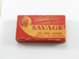 Savage Cartridge Co. Indian Head Box For The 250.3000 Savage - 1 of 2
