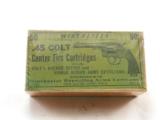 Winchester Picture Box Of Colt New Service Revolver 45 Colt - 1 of 3