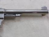 Smith & Wesson 44 Hand Ejector Nickle Plated With Pearl Grips And Factory Letter - 7 of 19