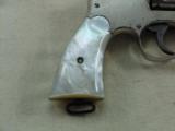 Smith & Wesson 44 Hand Ejector Nickle Plated With Pearl Grips And Factory Letter - 10 of 19
