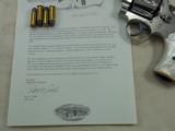 Smith & Wesson 44 Hand Ejector Nickle Plated With Pearl Grips And Factory Letter - 2 of 19