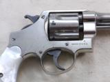 Smith & Wesson 44 Hand Ejector Nickle Plated With Pearl Grips And Factory Letter - 8 of 19