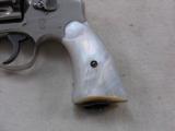 Smith & Wesson 44 Hand Ejector Nickle Plated With Pearl Grips And Factory Letter - 11 of 19