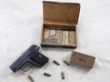 Colt First Year Model 1908 Vest Pocket Hammerless With Box And Factory Letter - 1 of 11