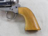 Colt Single Action Army 45 1881 Production With Factory Letter And One Piece Ivory Grips - 9 of 18