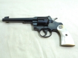 Colt Officers Model Target Heavy Barrel In 38 Special With Factory Pearl Grips - 2 of 16