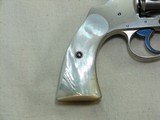 Colt Police Positive New Police 32 Colt In Factory Nickel Finish With Pearl Grips - 14 of 15