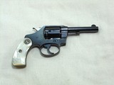 Colt Police Positive New Pocket Revolver With Factory Pearl Grips - 2 of 13