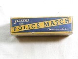 Peters Cartridge Co. Police Match 45 A.C.P. With Policeman And Target - 2 of 4