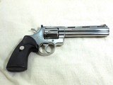 Colt Python In High Polish Bright Nickel Finish With Blue Plastic Box - 8 of 20