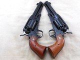 Consecutive Pair Of Ruger Old Army Cap&Ball Revolvers With Two Spare Matched Cylinders For Each Pistol - 11 of 12