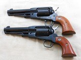 Consecutive Pair Of Ruger Old Army Cap&Ball Revolvers With Two Spare Matched Cylinders For Each Pistol - 5 of 12