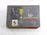 Colt Gold Cup National Match Early Post World War 2 With Liner - 1 of 7