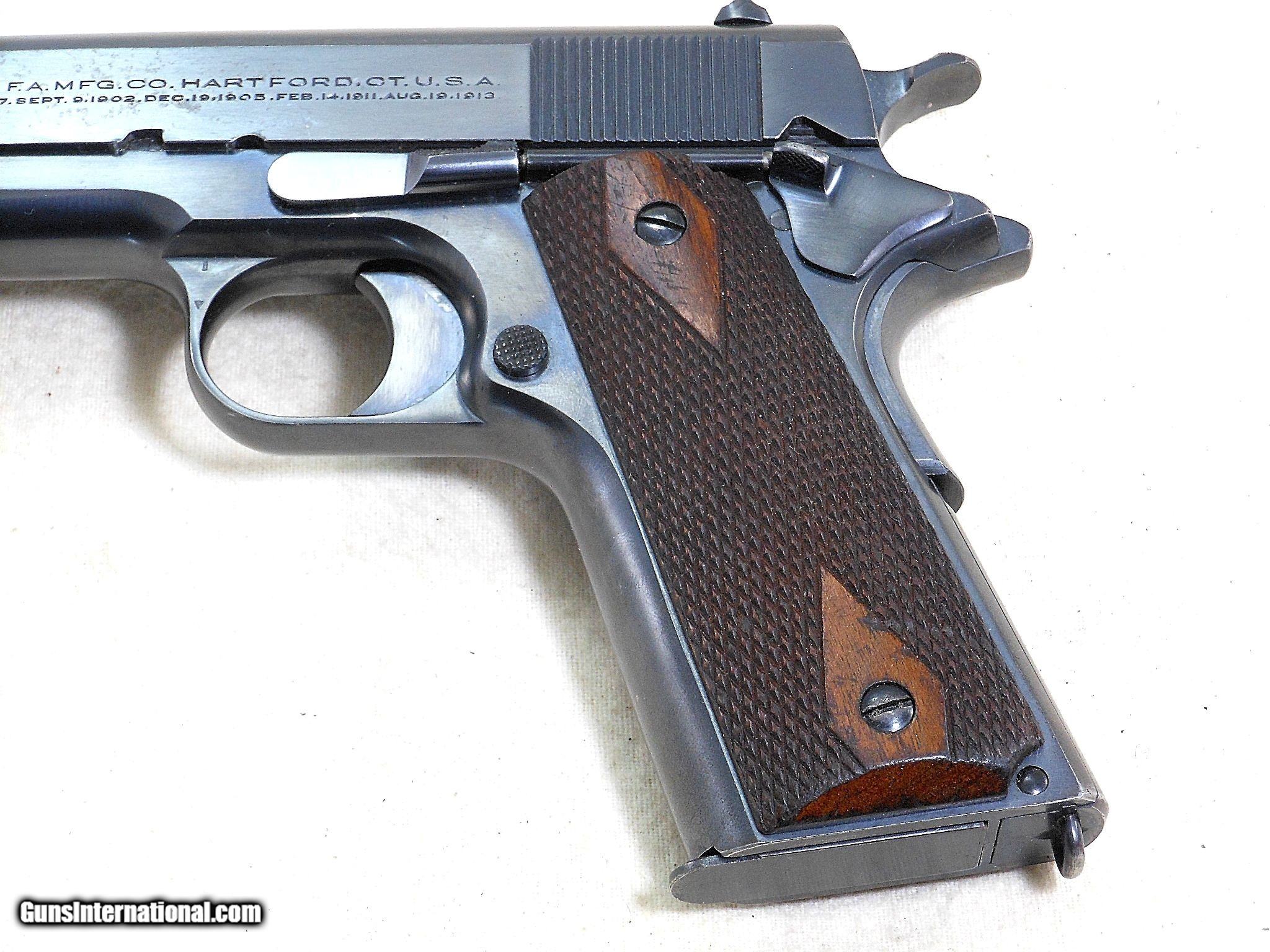 Colt Model 1911 Civilian With Original Box And Accessories