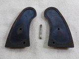 Pair Of Colt Hard Rubber Grips For The Early Army Special 38 Revolvers - 2 of 4