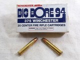 Winchester Big Bore 94 375 Winchester Box - 3 of 3