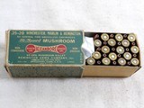 Remington - Union Metallic Cartridge Co. Dog Bone Box Of 25-20 W.C.F Mushroom Hollow Point Shells - 3 of 3