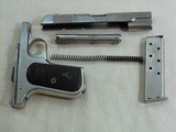 Colt Model 1908 In 380 A.C.P. With Factory Nickel Finish - 10 of 12