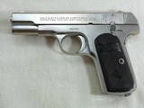 Colt Model 1908 In 380 A.C.P. With Factory Nickel Finish - 1 of 12