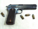 Colt Model 1905 With The Rare Factory Shoulder Stock Cut Out - 1 of 19