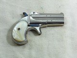 Remington Over And Under Derringer In 41 Short Rim Fire With British Proofs And Pearl Grips - 3 of 10