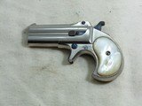 Remington Over And Under Derringer In 41 Short Rim Fire With British Proofs And Pearl Grips - 2 of 10