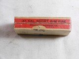Western Cartridge Co. 41 Short Rim Fire In Semi Smokeless Loads - 2 of 6