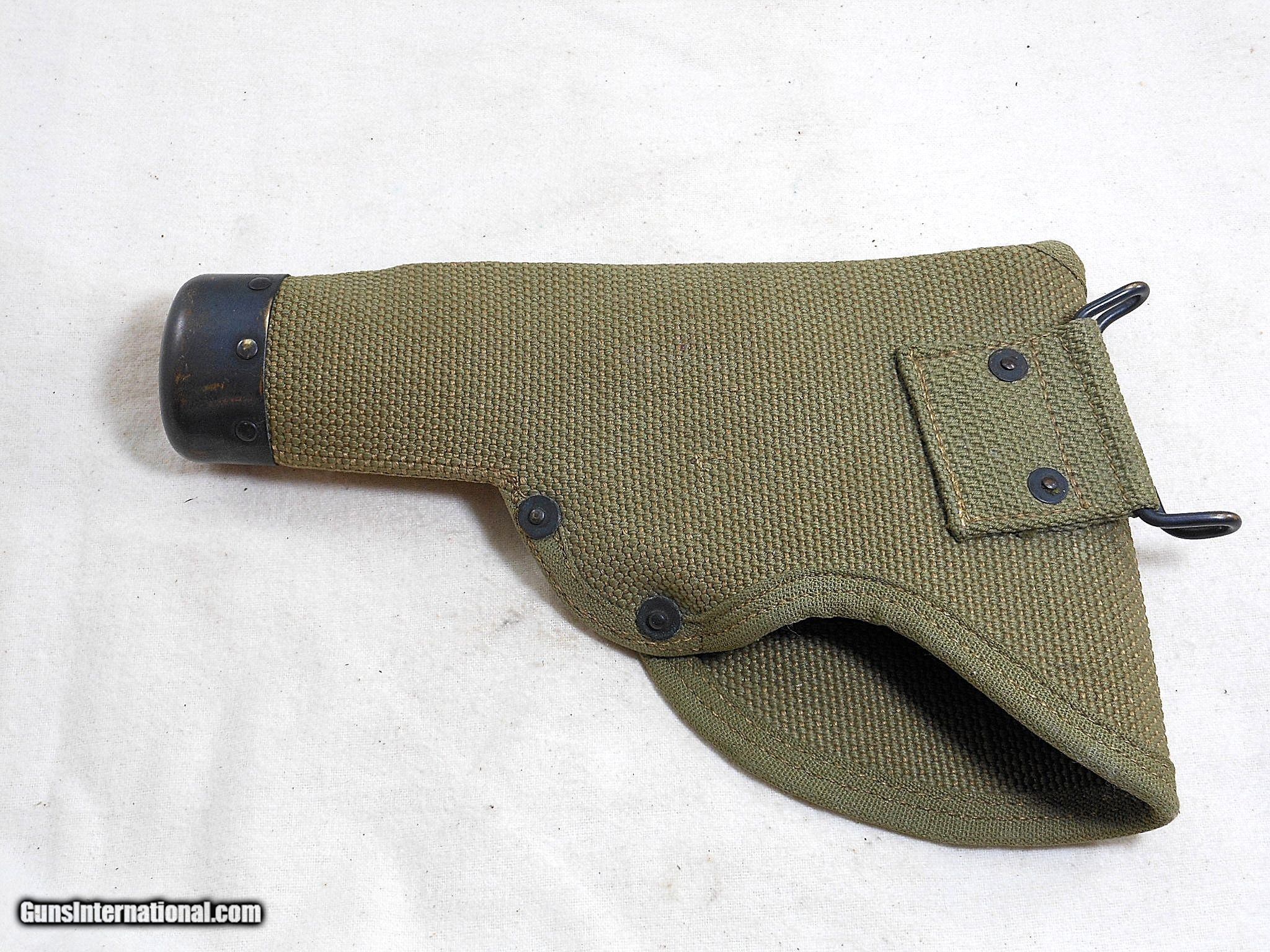 Mills Canvas Military Holster For The 1911 Series Of Pistols for sale