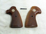 Original Pair Of Grips For The Colt Diamondback Revolvers - 2 of 3