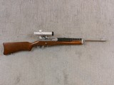 Ruger Mini 14 Stainless Steel Ranch Rifle With Scope And Accessories - 1 of 17