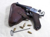 World War One German D.W.M. Luger Pistol Rig With All Matching Numbers - 1 of 25