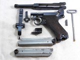 World War One German D.W.M. Luger Pistol Rig With All Matching Numbers - 25 of 25
